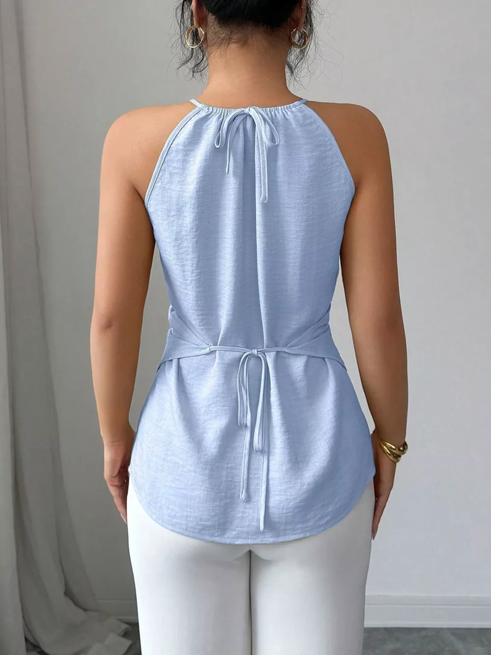 Halter Neck Crisscross Cami, image 10