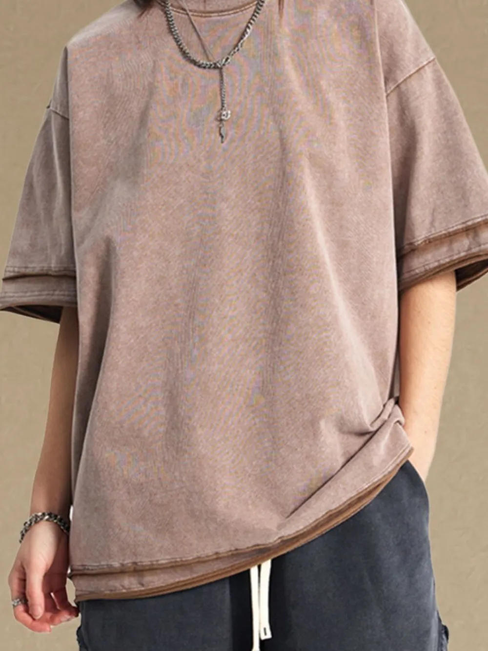 Men's Round Neck Half Sleeve T-Shirt, image 5