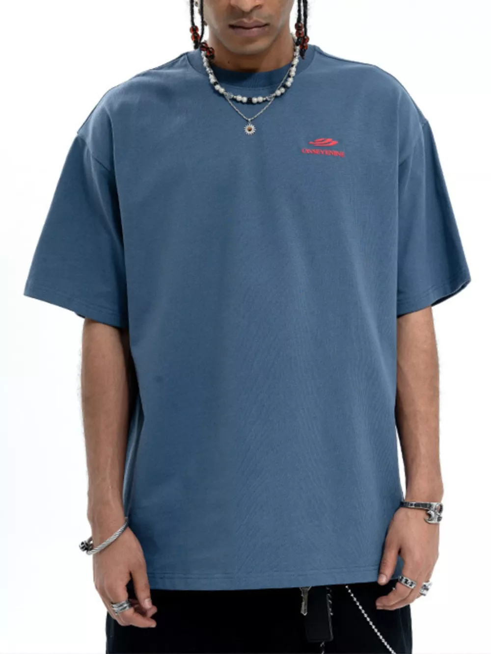 Men's Round Neck Half Sleeve T-Shirt, image 2