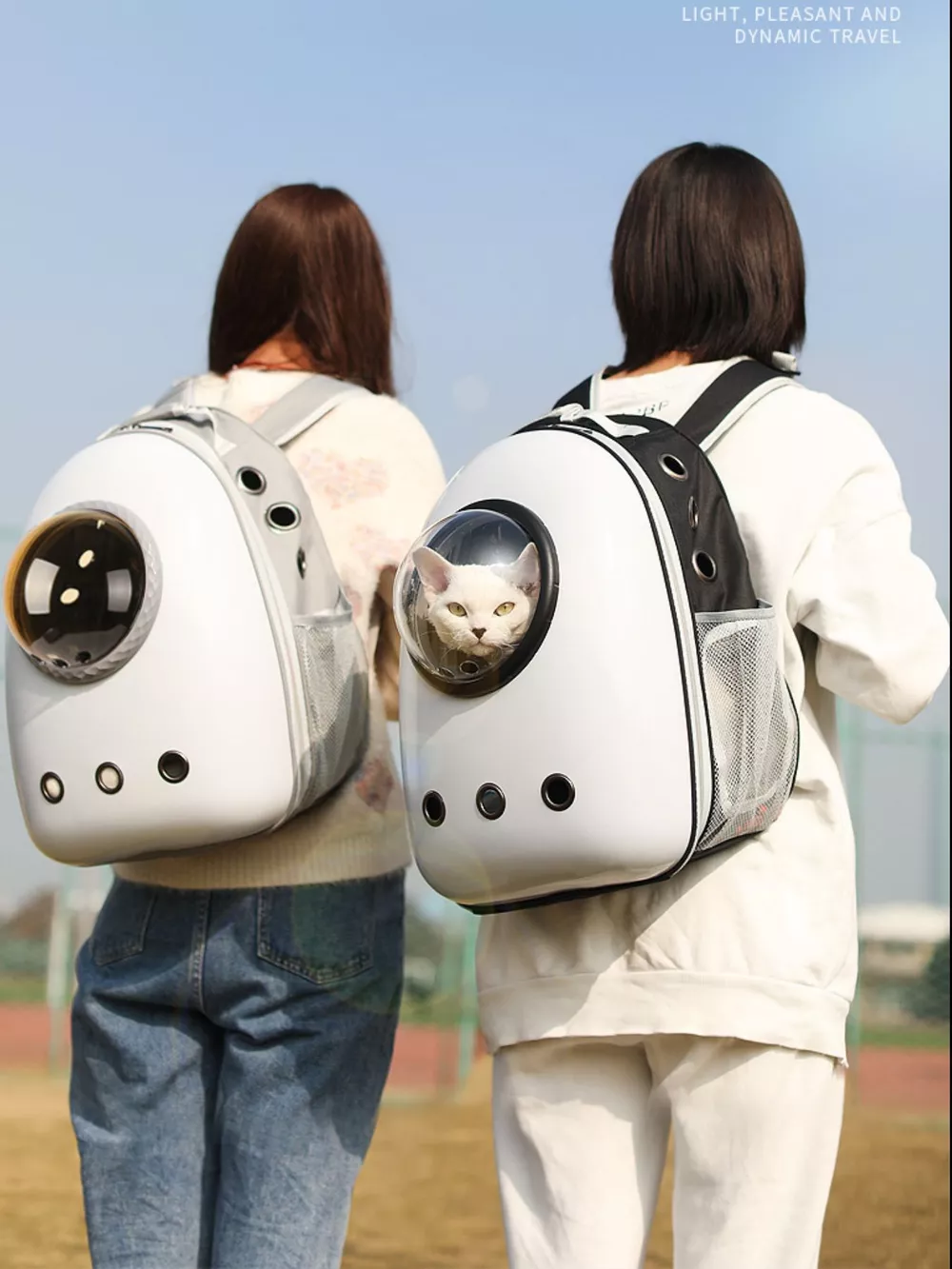Space Capsule Transparent Pet Carrier Backpack, image 13