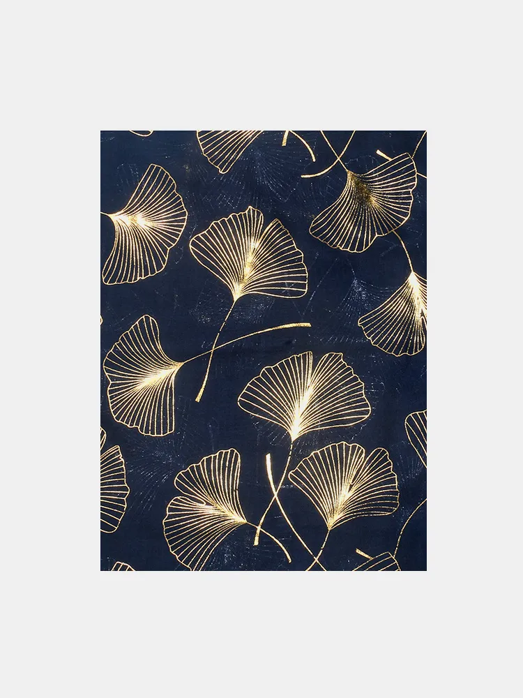 Ginkgo Leaf Polyester Scarf, image 2