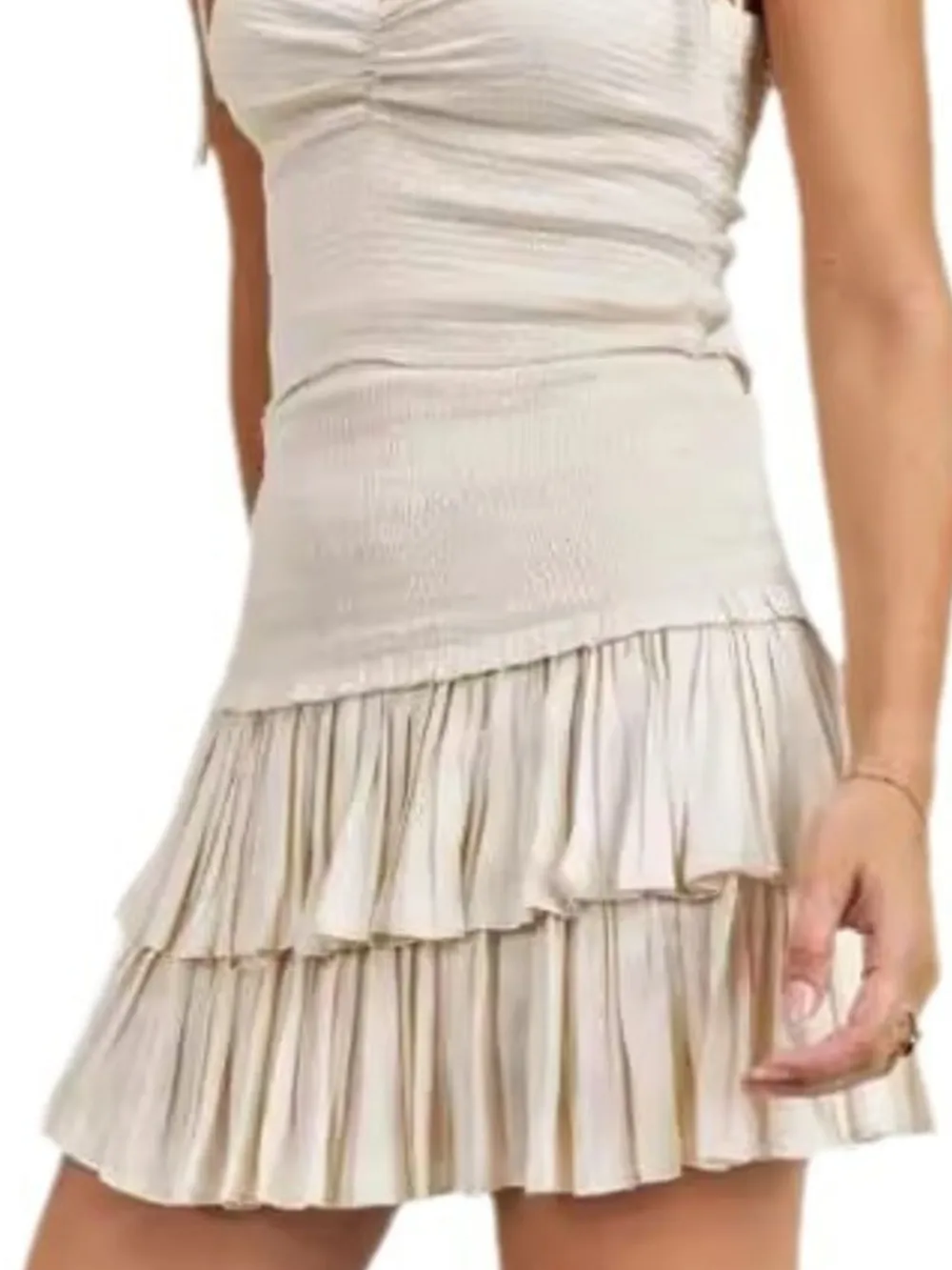 Sweetheart Neck Cami and Skirt Set, image 5