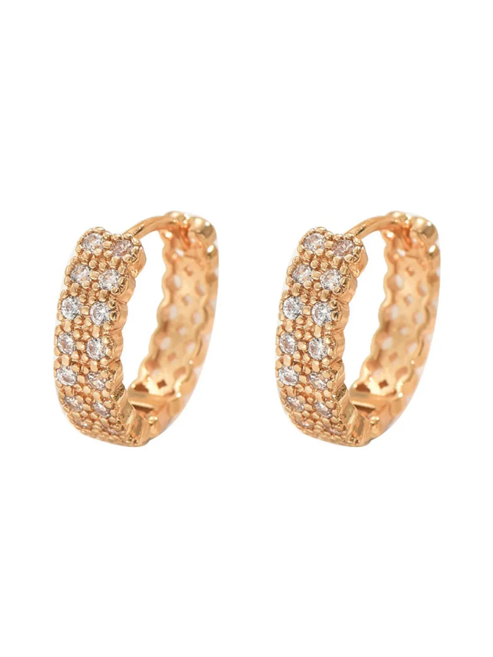 Inland Zircon Hoop Earrings, image 4