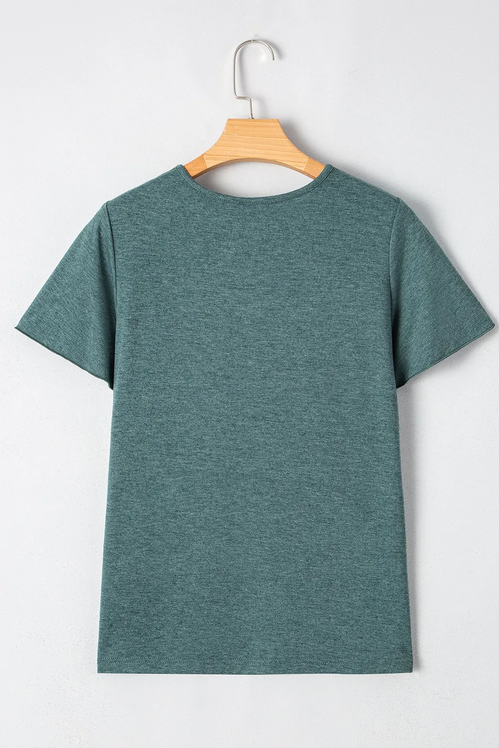 V-Neck Short Sleeve T-Shirt, image 12