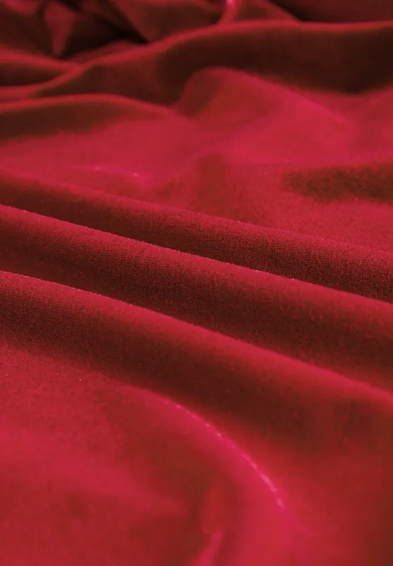 Ruffle Hem Slit V-Neck Long Sleeve Dress, image 15