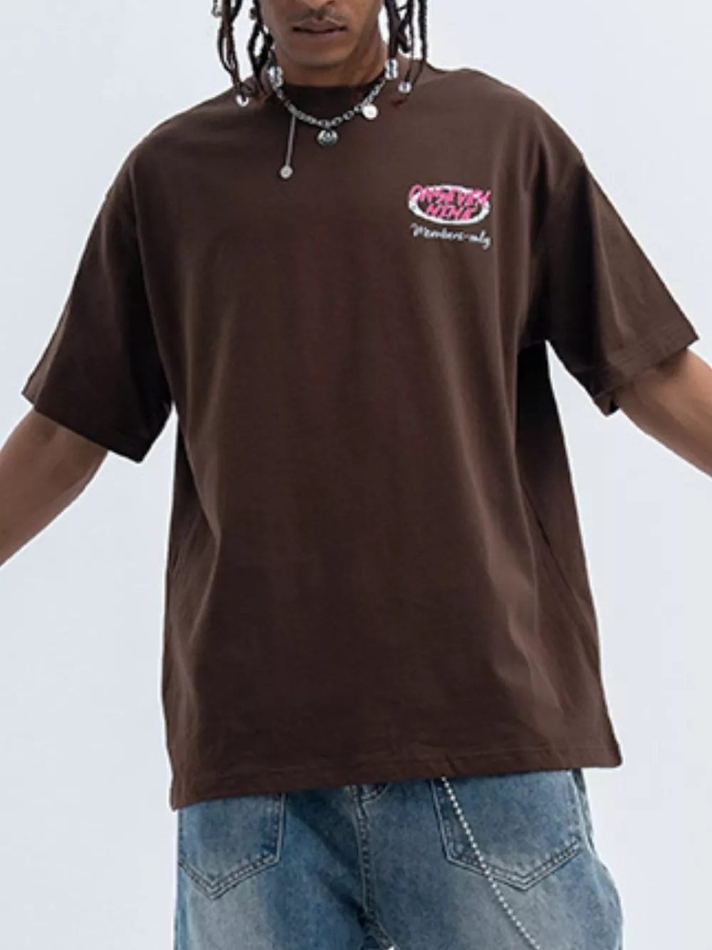 Men's Graphic Short Sleeve Oversized T-Shirt, image 6