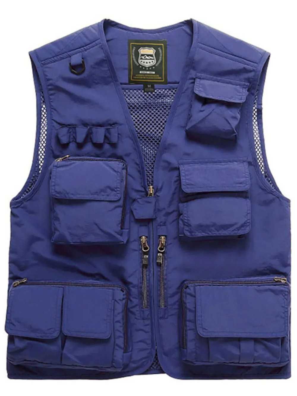 Men's Full Size Mesh Zip Up Vest Plus Size, image 8