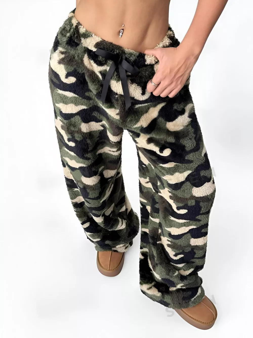 Drawstring Wide Leg Pants, image 14