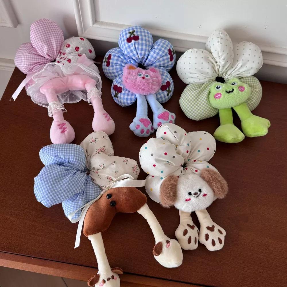 Printed Animal Shaped Hair Scrunchy, image 3