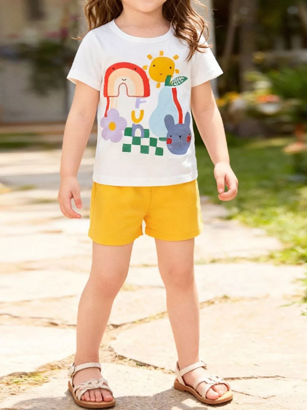 Children's Graphic Tee & Shorts Set