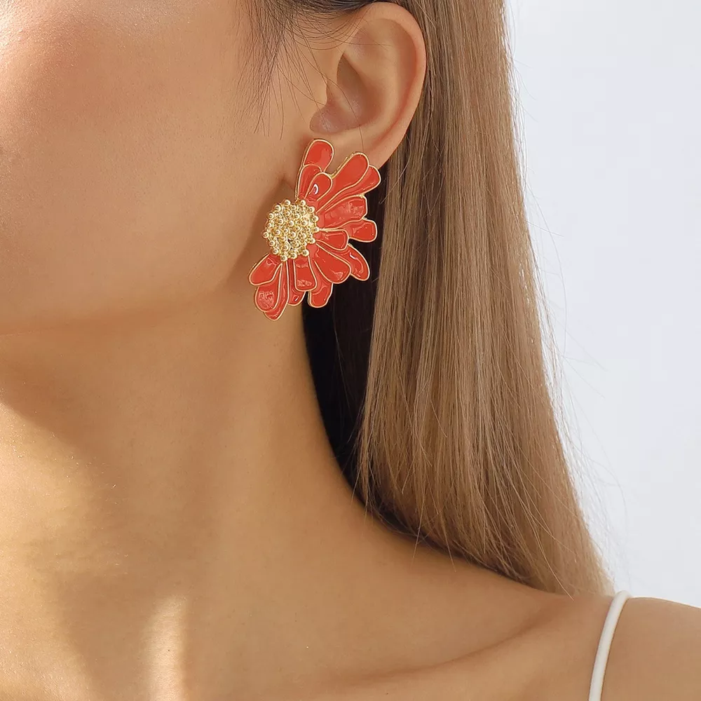 Flower Stud Earrings, image 27