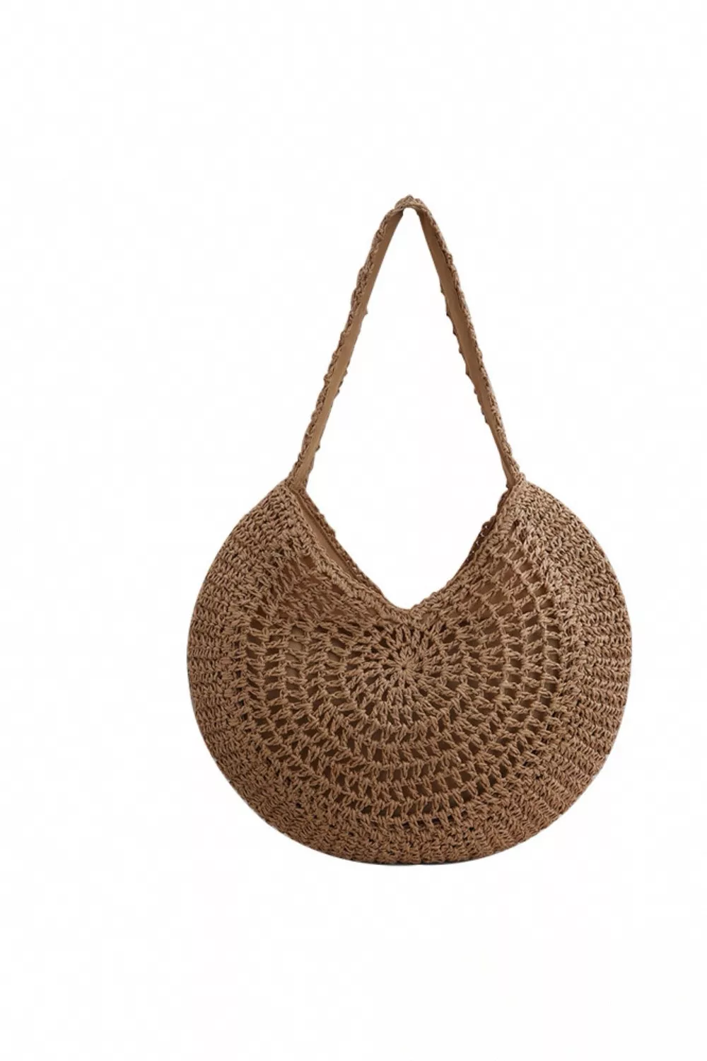 Round Woven Shoulder Bag, image 5