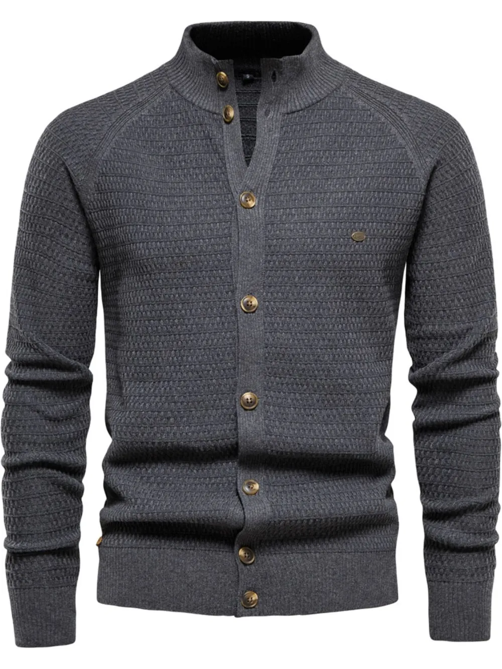 Men's Button Down Long Sleeve Cardigan, image 9