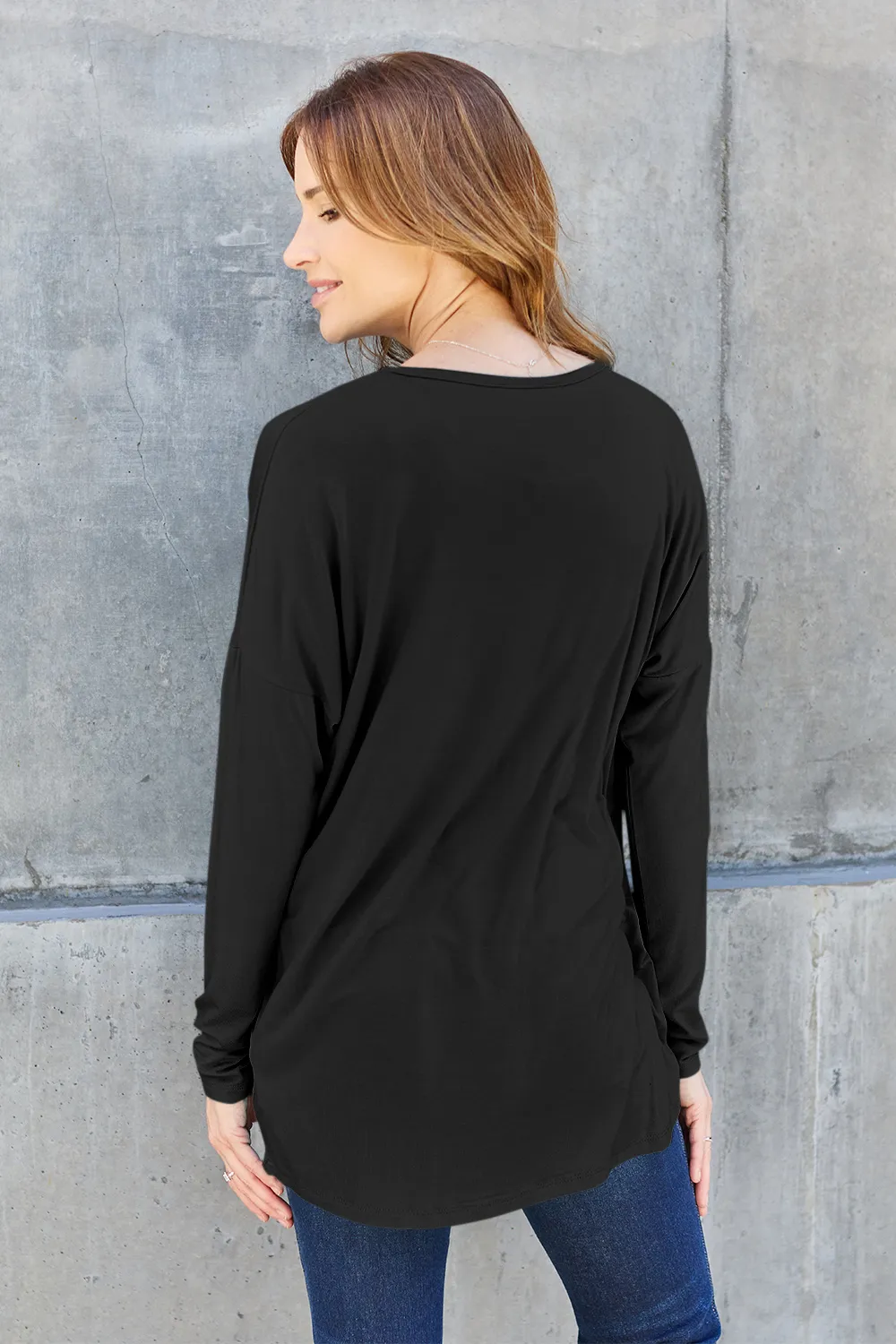 Full Size Round Neck Dropped Shoulder T-Shirt, image 29