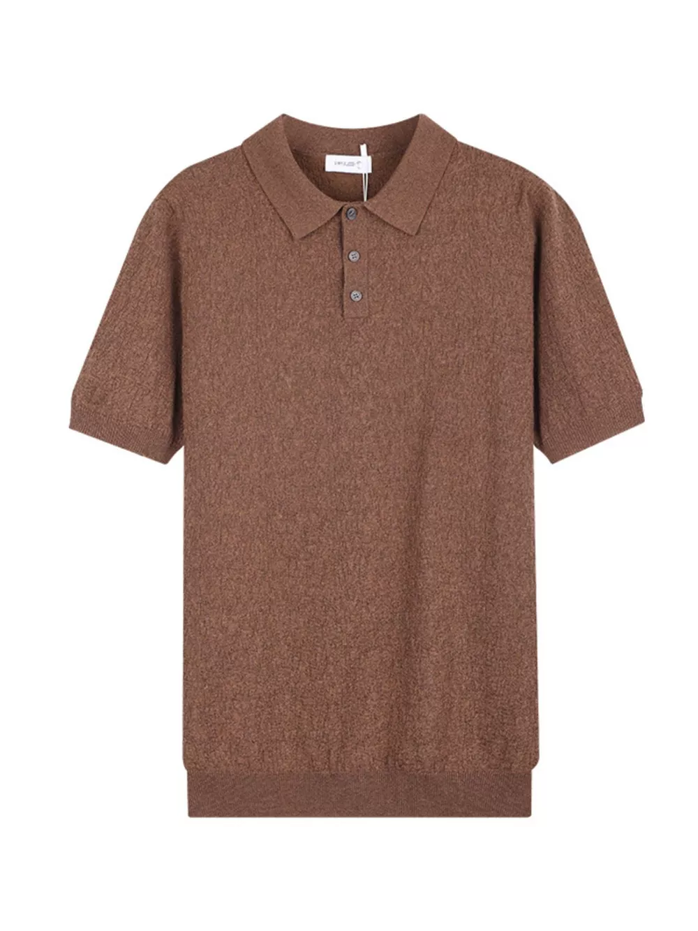 Men's Plus Size Button Detail Short Sleeve Polo, image 4