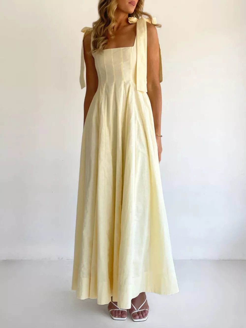 Gradient Tie Shoulder Maxi Dress, image 35