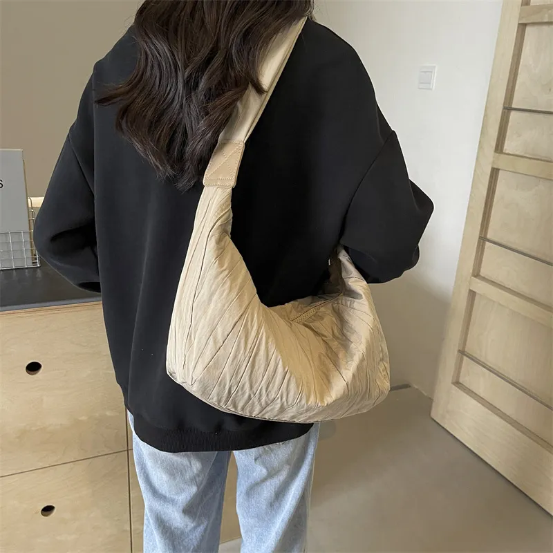 Pleated Dumpling Crossbody Bag, image 6