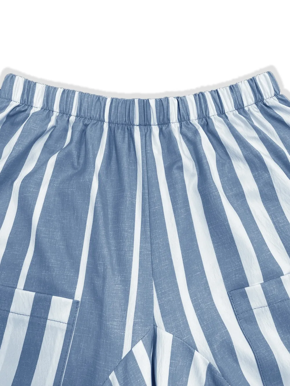 Striped Elastic Waist Wide Leg Pants, image 5