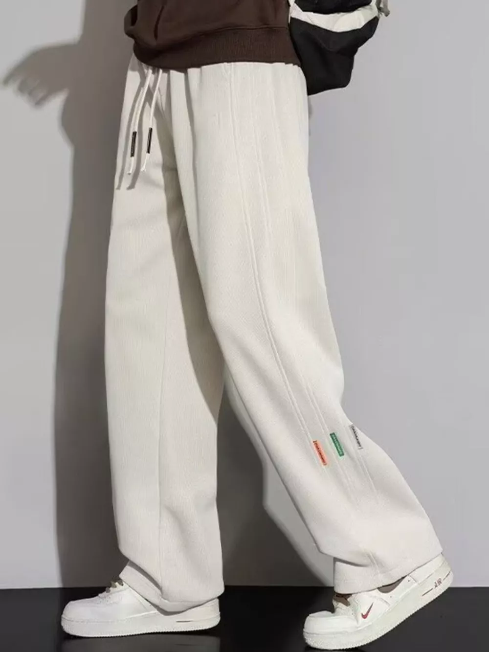 Men's Plus Size Casual Loose Fit Drawstring Pants, image 4
