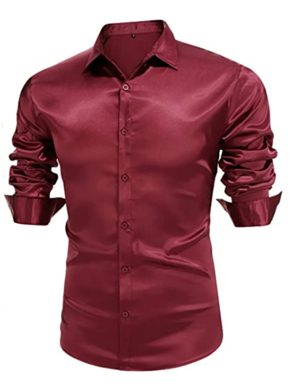 Men's Full Size Button Up Long Sleeve Shirt Plus Size, image 3