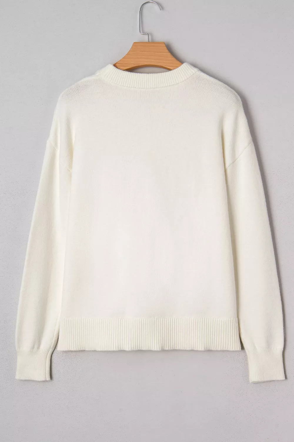 Sequin Bow Embellished Pullover Sweater, image 14