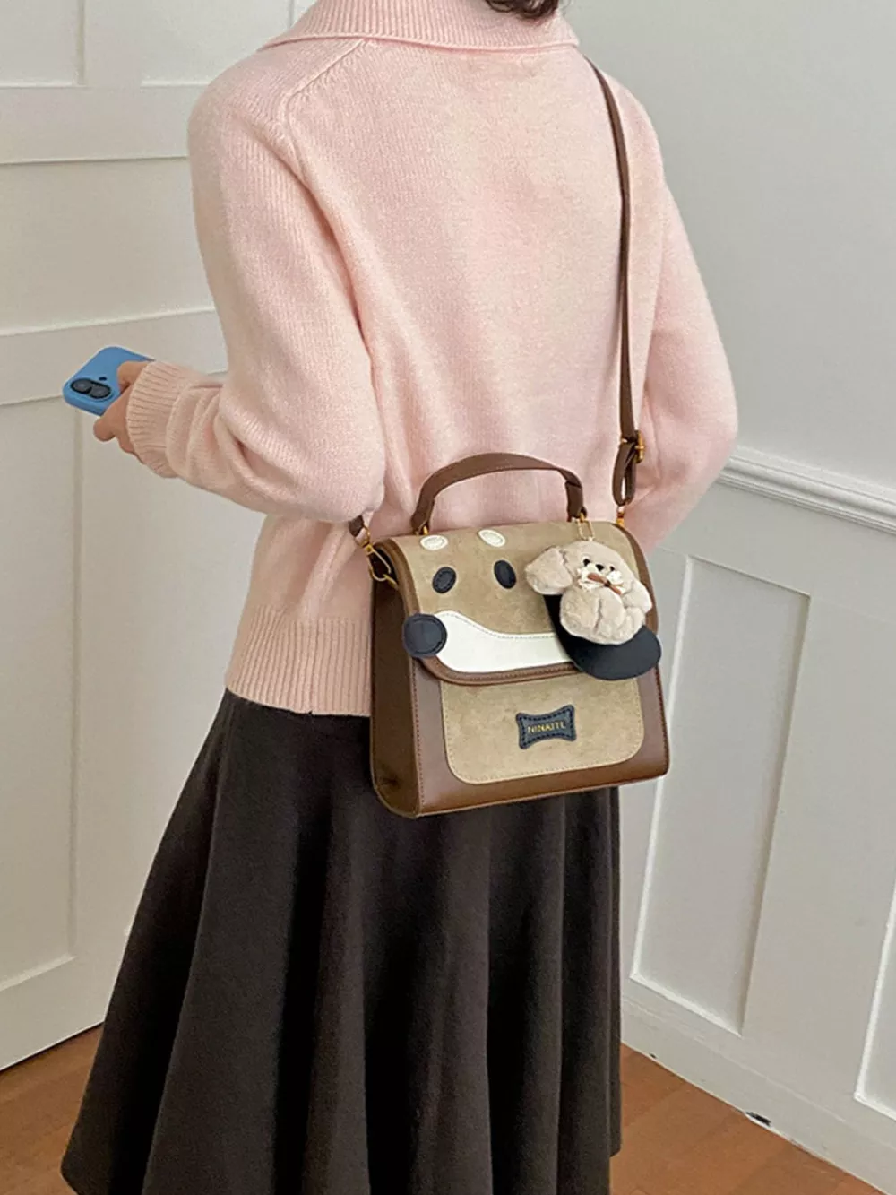 Color Block Backpack Bag, image 9