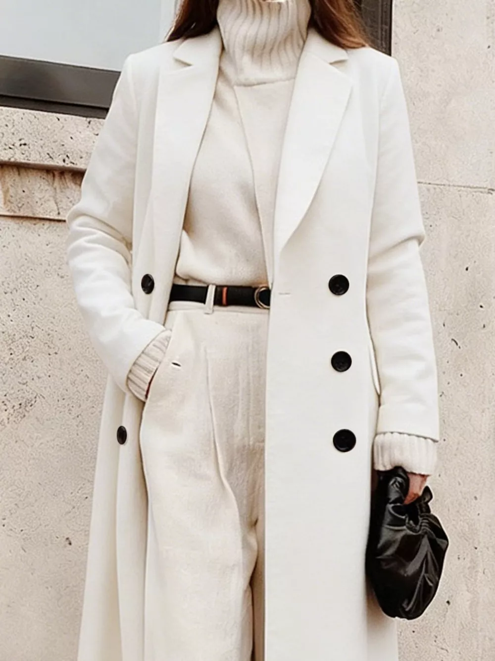 Double-Breasted Longline Overcoat, image 7