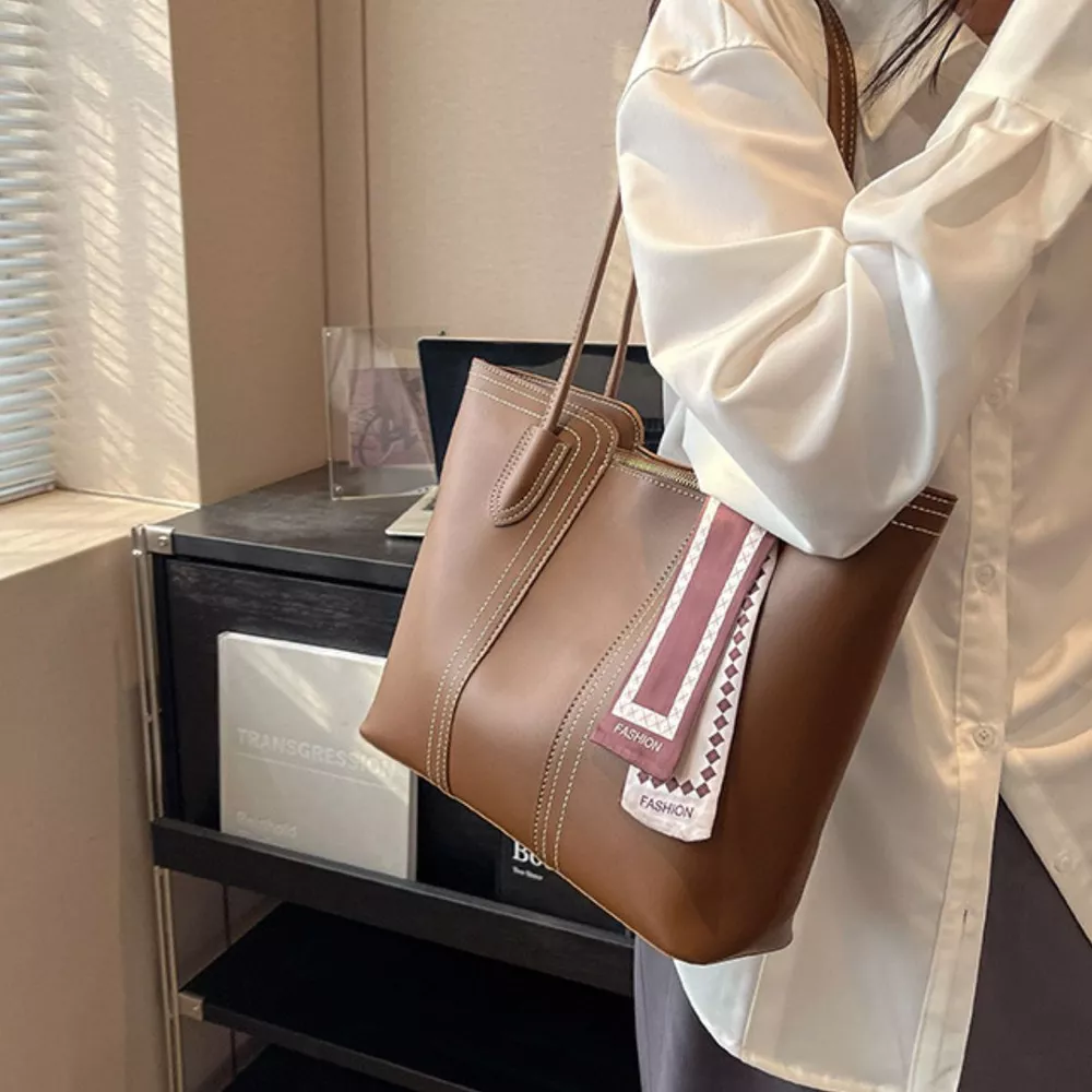 PU Leather Tote Bag, image 6