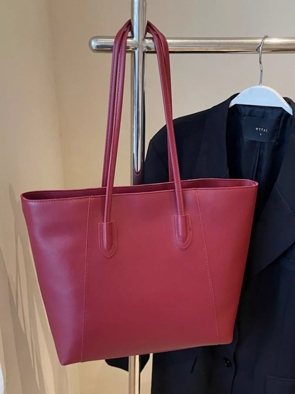 PU Leather Tote Bag, image 2