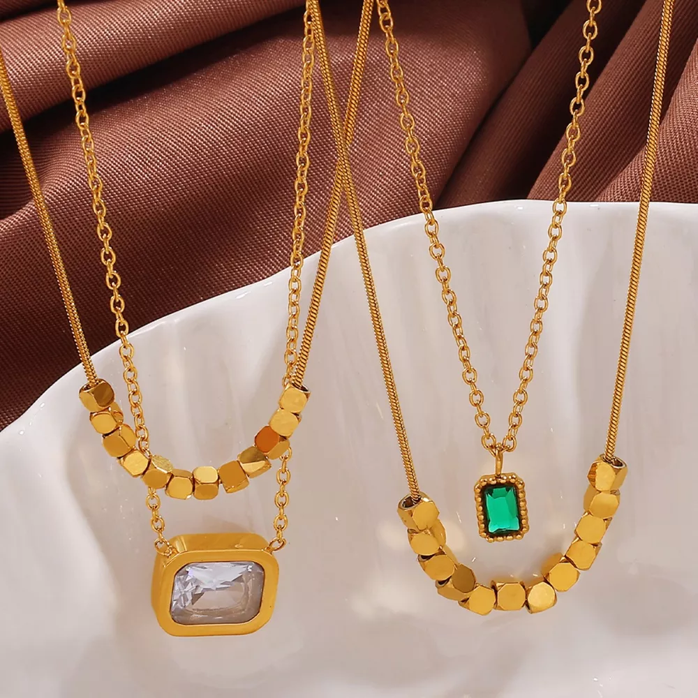 18K Gold-Plated Pendant Necklace, image 14