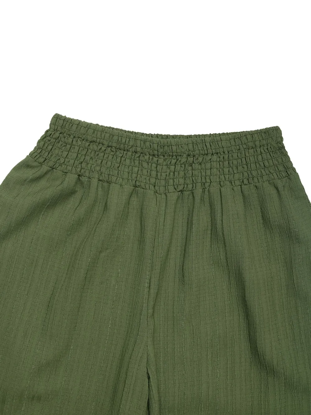 Smocked Wide Leg Pants, image 5