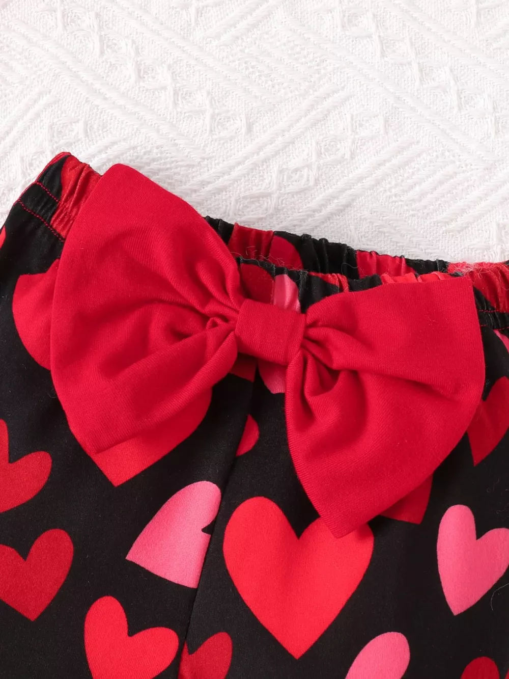 Children's Ruffled Bodysuit and Pants Set with Headband, image 3