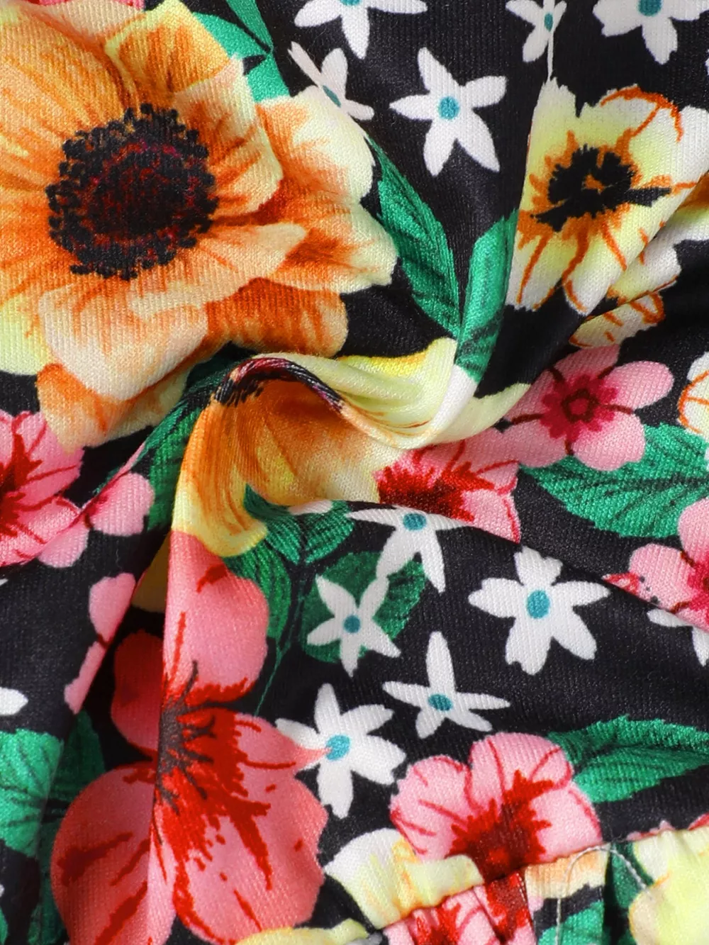 Children's Floral Bell Sleeve Top and Pants Set, image 9