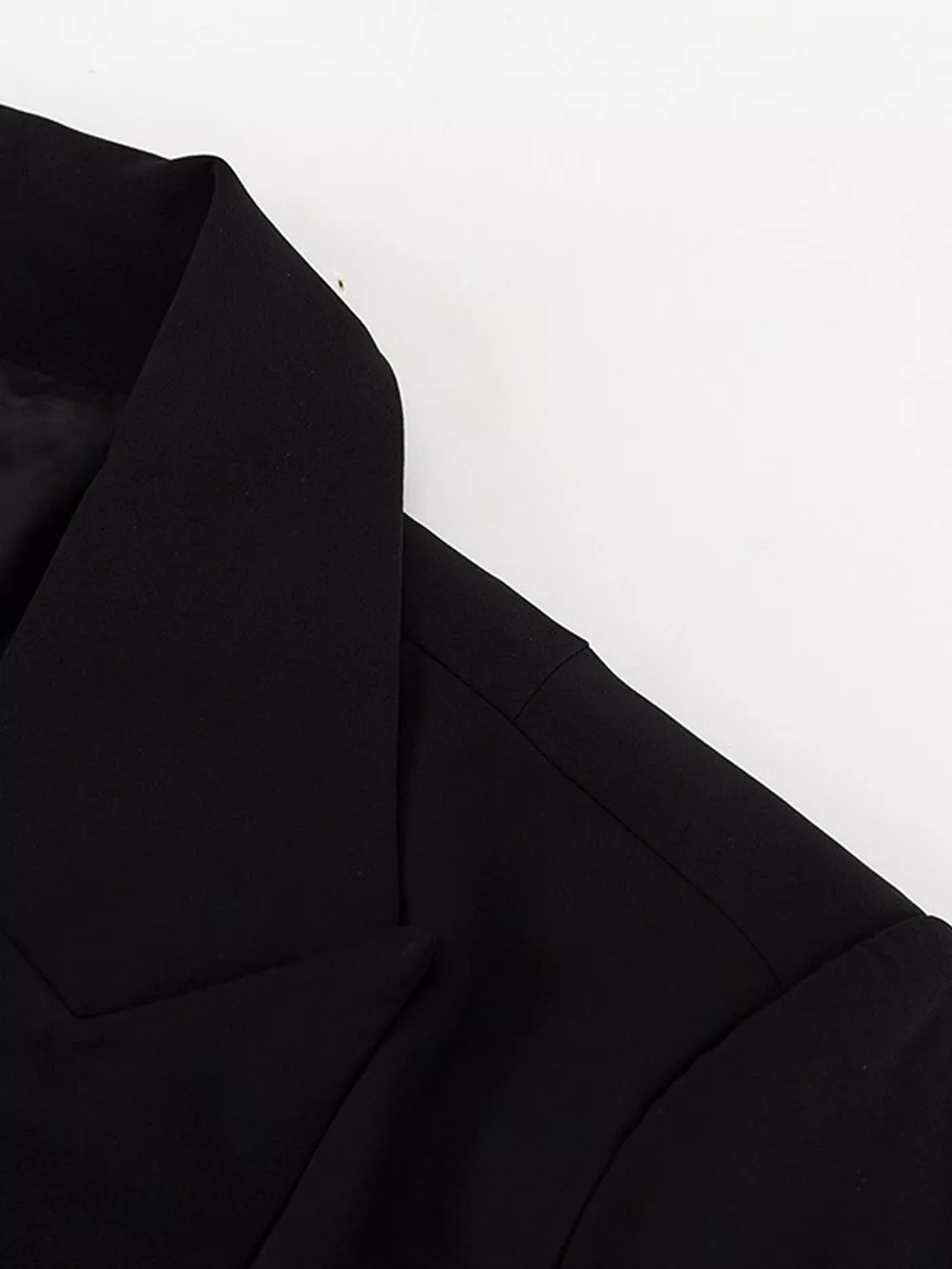 Button-Down Blazer Dress with Cut-out Waist, image 11