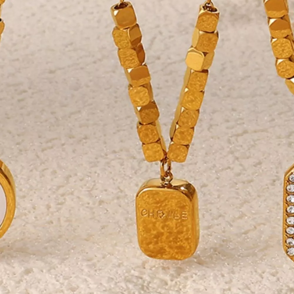 18K Gold-Plated Pendant Necklace, image 15