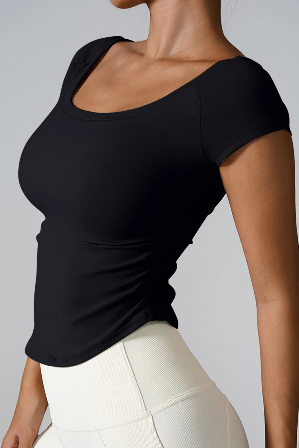 Round Neck Short Sleeve Active T-Shirt, image 14