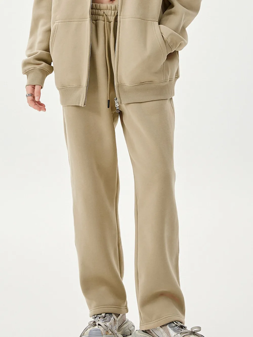 Men's Plus Size Drawstring Relaxed Fit Casual Pants, image 6