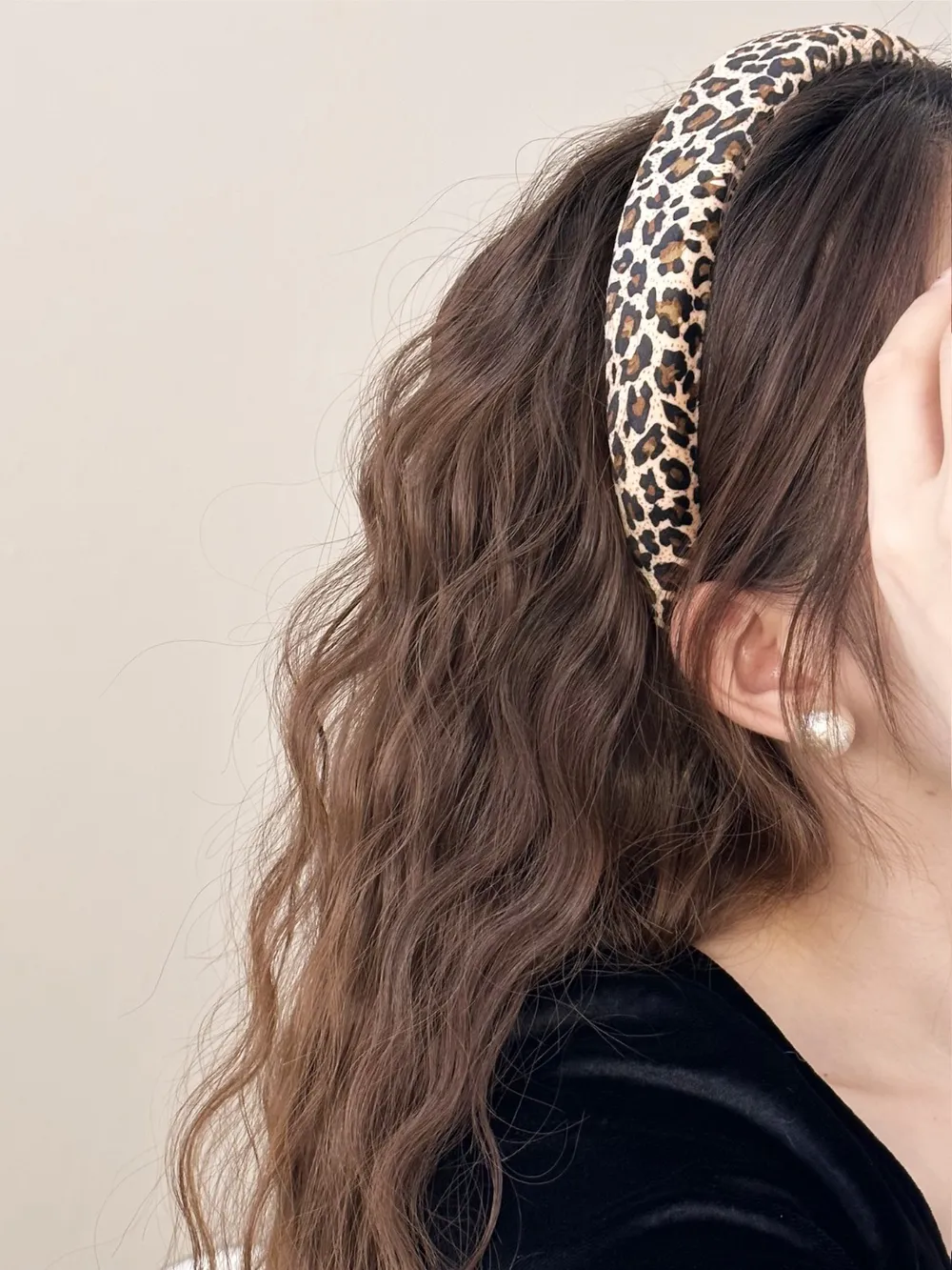 Leopard Polyester Wide Headband, image 4