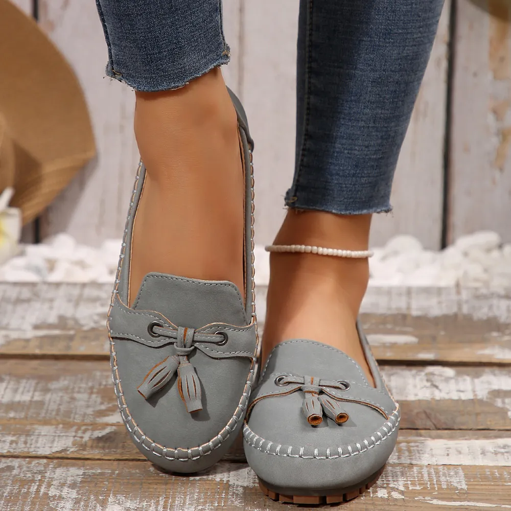 Round Toe Flat Slip-Ons, image 7