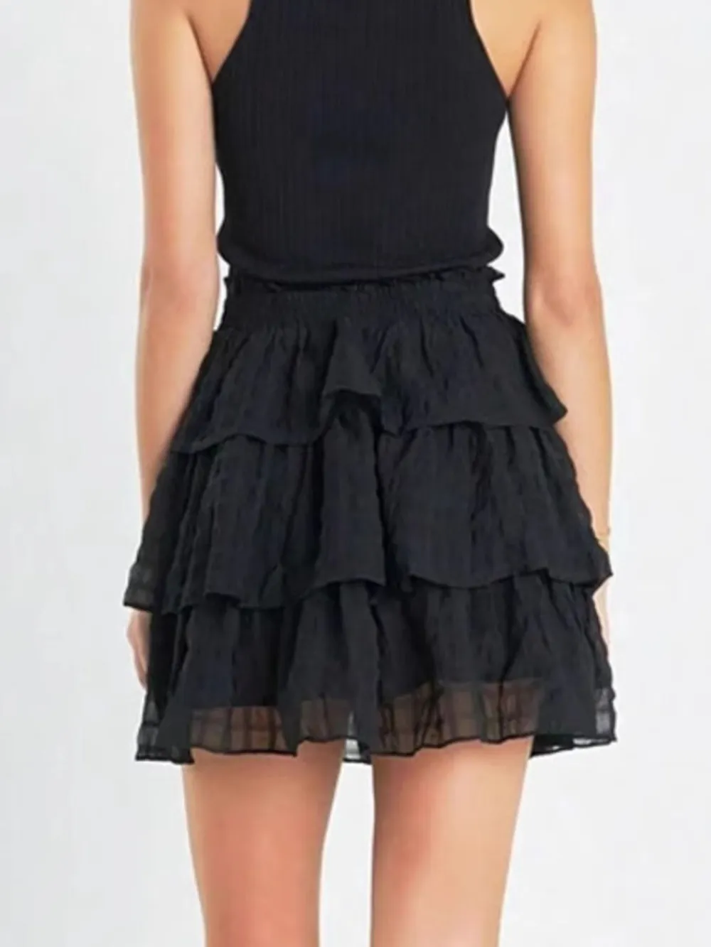 Ruffle Layered Mini Skirt, image 4