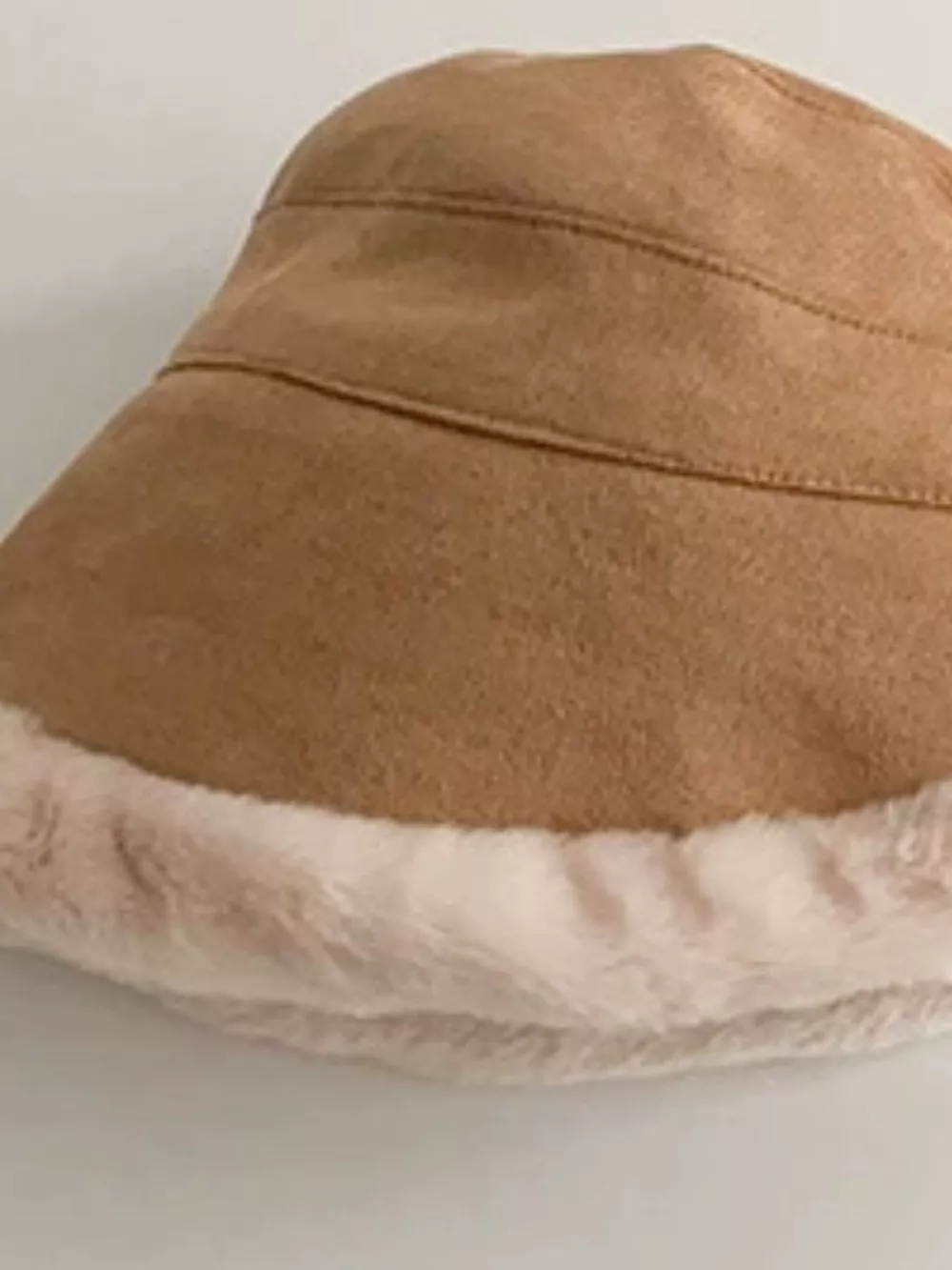 Children's Warm Plush Trim Bucket Hat, image 4