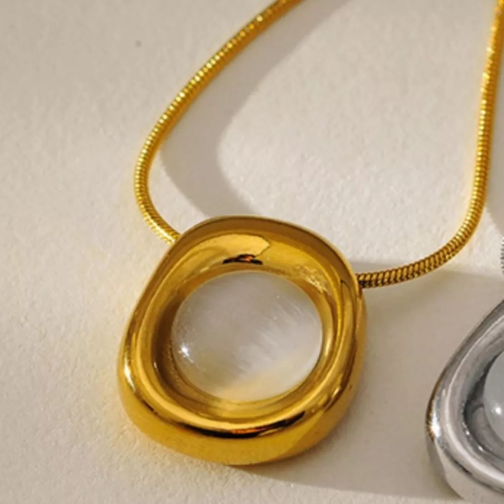 Natural Stone Pendant Necklace, image 2