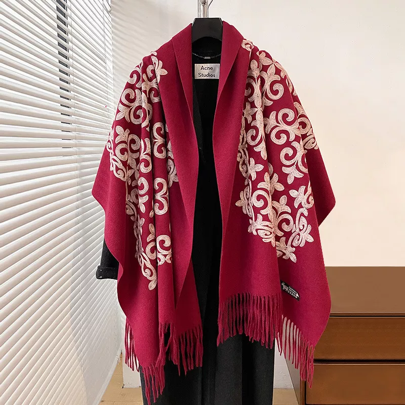 Boho Printed Fringe Hem Scarf, image 6