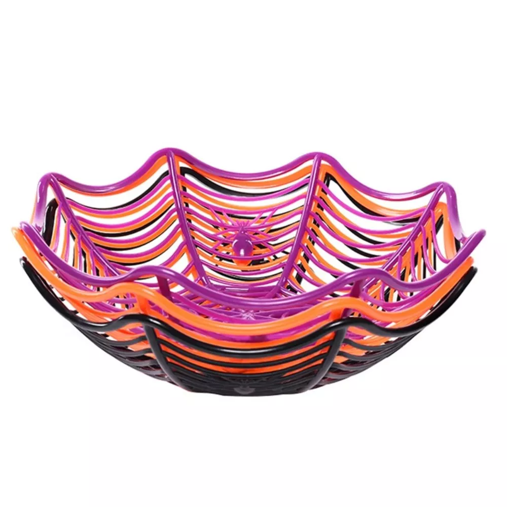 Halloween Spider Web Decorative Fruit Bowl Set, image 2