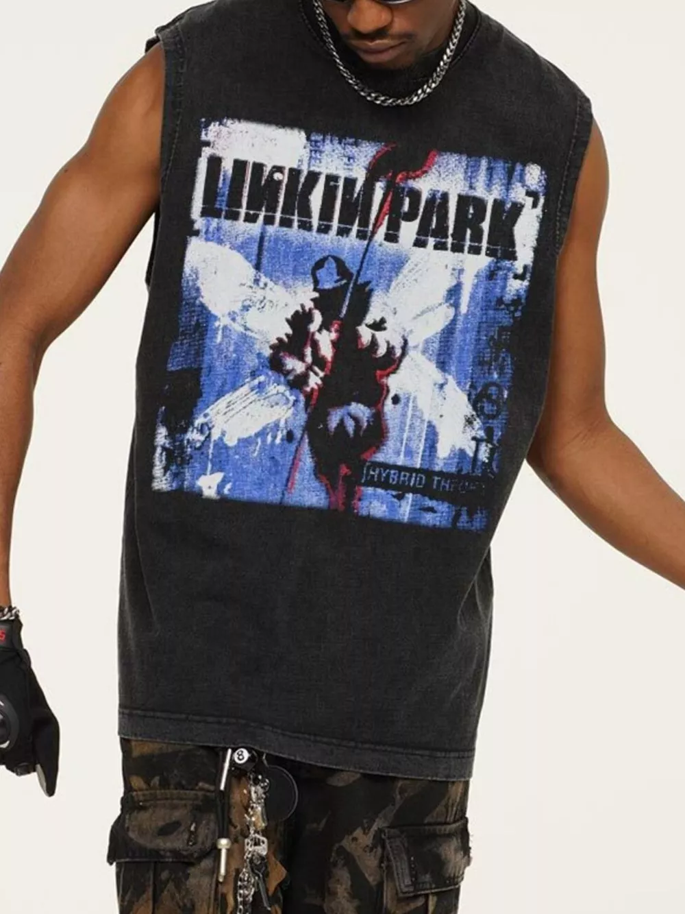 Men's Graphic Sleeveless Tank Top, image 5