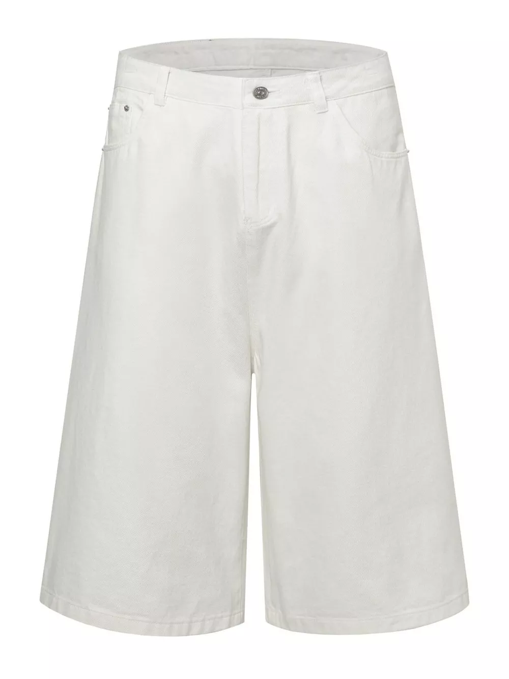Men's Washed Wide Leg Capris