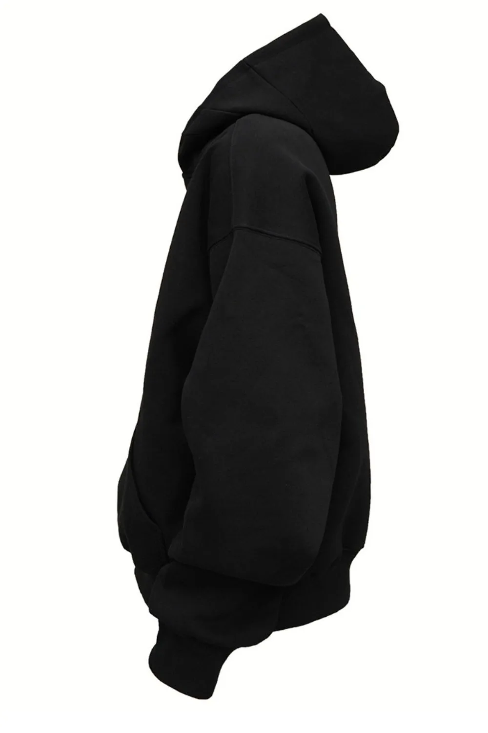 Men's Drop Shoulder Long Sleeve Hoodie with Pocket, image 3