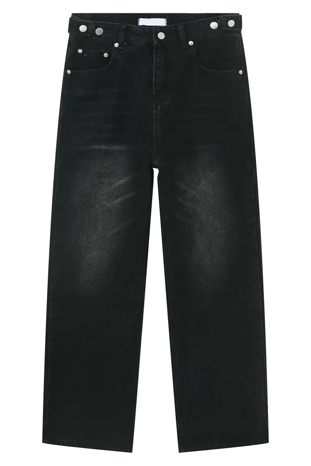 Men's Washed Straight-Leg Jeans, image 6