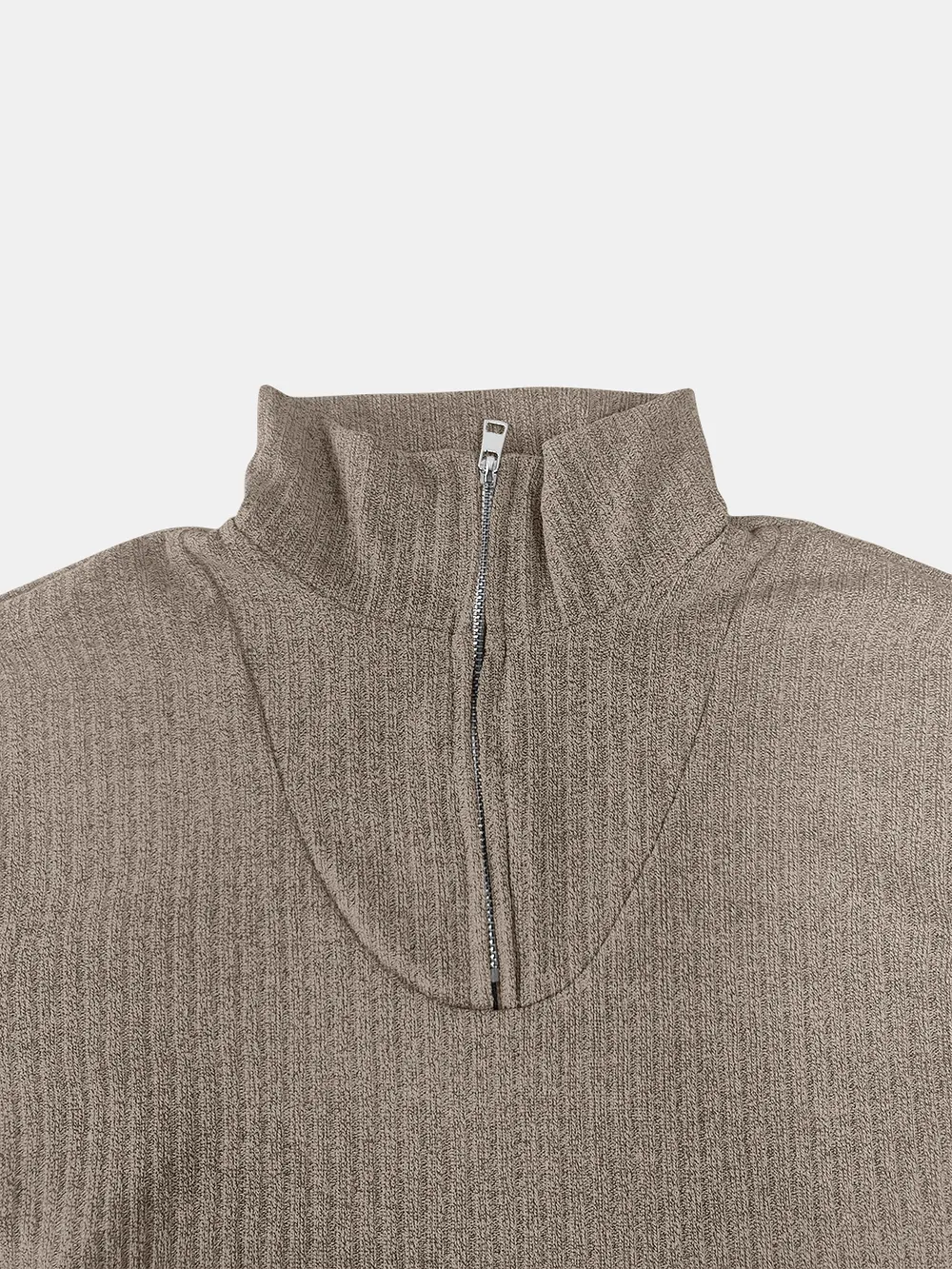 Full Size Quarter Zip Long Sleeve Top, image 15