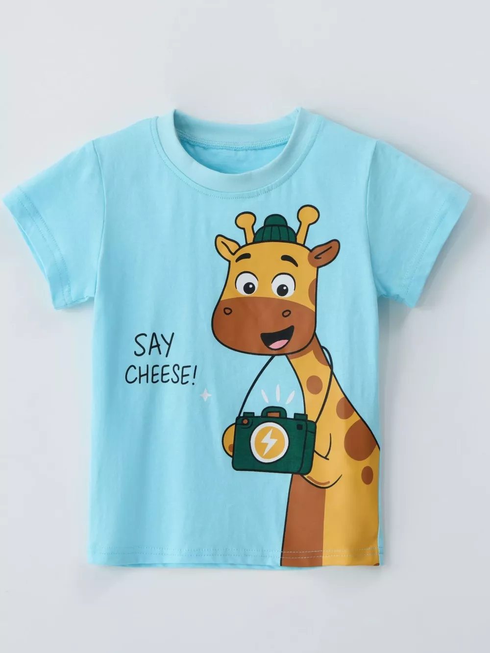 Children's Giraffe T-shirt and Shorts Set, image 3